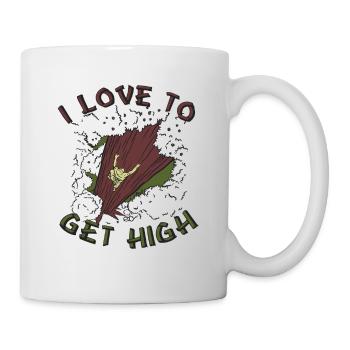 I love getting High Tree Climbing - Mug - white - Right