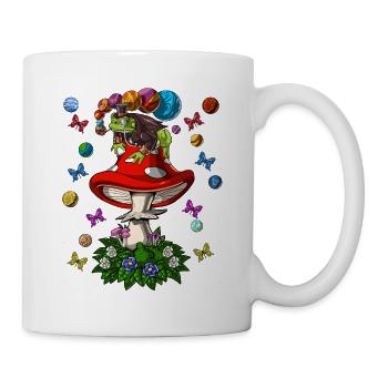 Psychedelic Mushroom Frog - Mug - white - Right