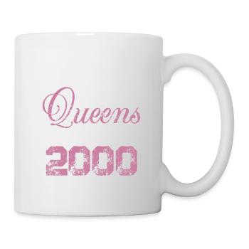 Queens born in 2000 - Tasse - Weiß - Rechts