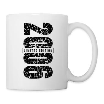 2006 Édition Limitée Année de naissance 2006 Décoration Grunge - Mug blanc - blanc - Droite