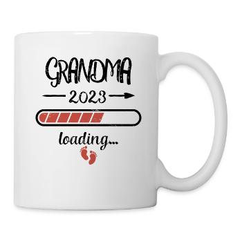 Granny 2023 Loading pregnancy grandmother birth - Mug - white - Right