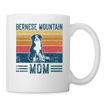 Hund Berner Sennenmutter - Vintage Mom - Tasse - Weiß - Rechts