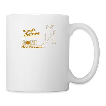 Padel Paddle Tennis Sport Glace Je Cadeau - Mug blanc - blanc - Droite