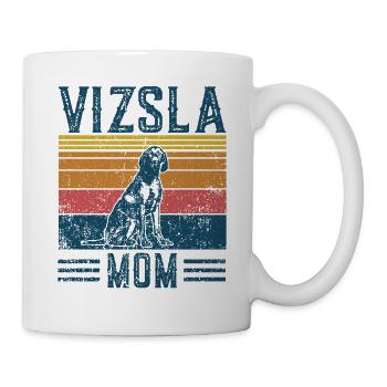 Chien Vizsla Maman - Maman Vintage - Mug blanc - blanc - Droite