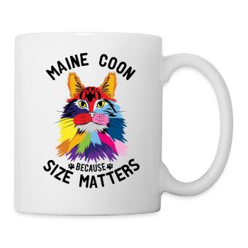 Colorful Maine Coon - Mug - white - Right
