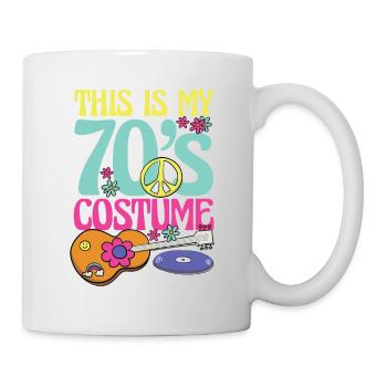 Ceci est mon costume des années 70 pour tous ceux qui aiment les années 70 - Mug blanc - blanc - Droite