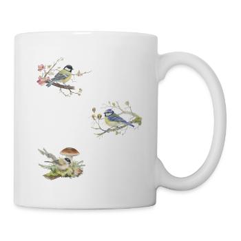 Couple aimant le dessin à l’aquarelle - Mug blanc - blanc - Droite