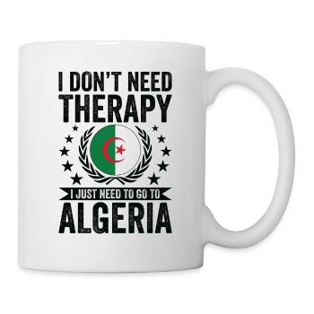 Je n’ai pas besoin de thérapie, seulement de l’Algérie - Mug blanc - blanc - Droite