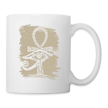 Ancient Egypt I Egyptian Mythology I Horus I Eye - Tasse - Weiß - Rechts