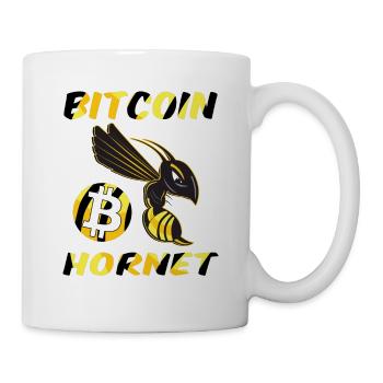 Bitcoin Hornet Hornet Crypto black yellow - Mug - white - Right