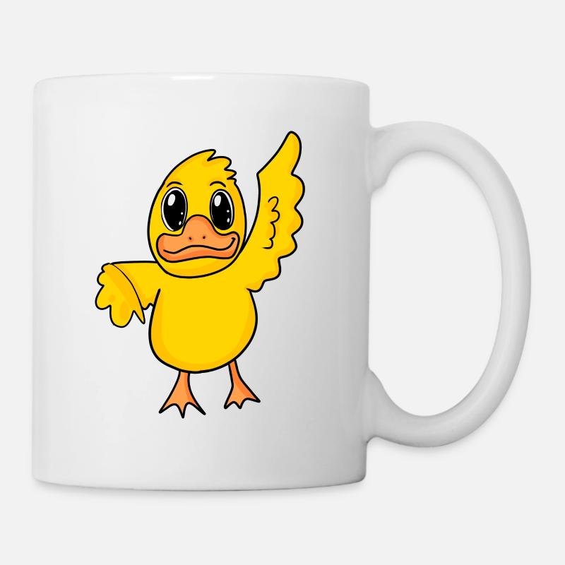 Ente - Tasse - Weiß