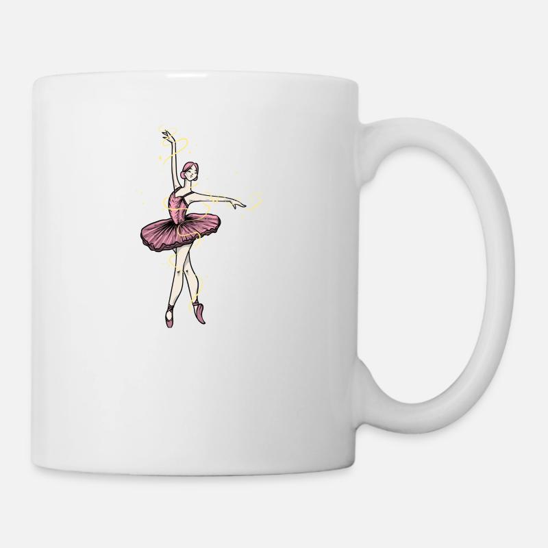 Ballet I Ballet Chaussures De Ballet Robe de Ballet Motif pour - Mug blanc - blanc