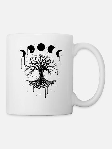 Occult Grunge Gothic Okkult Aesthetic - Tasse - Weiß