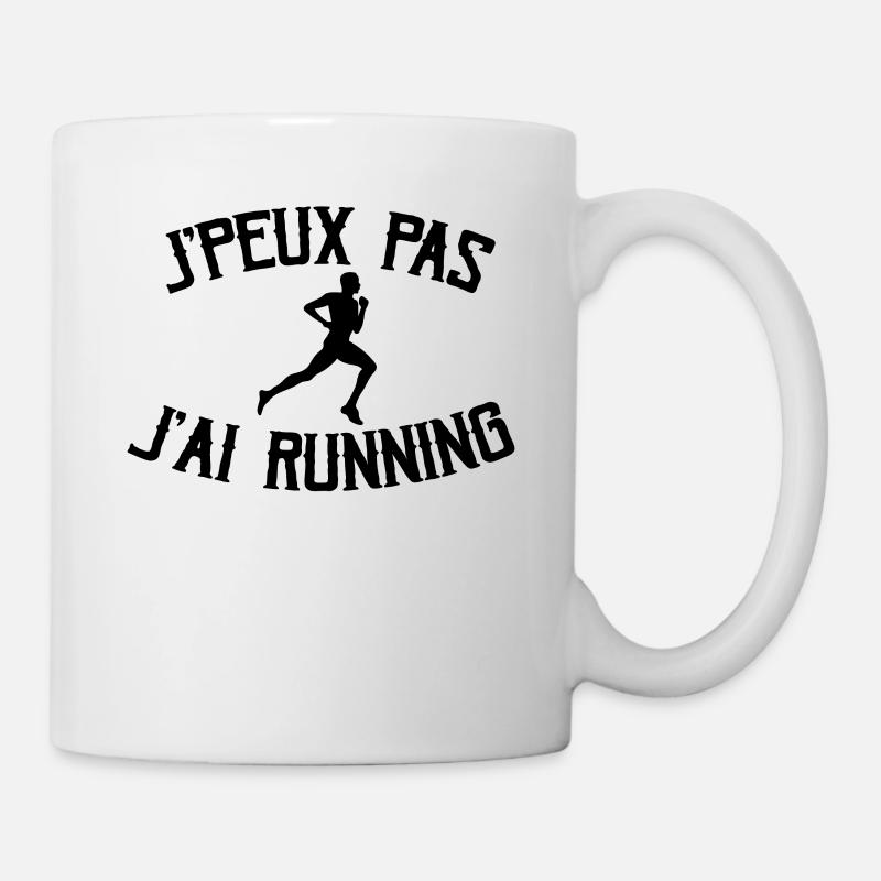 Je Peux Pas J'ai Running - Mug blanc - blanc