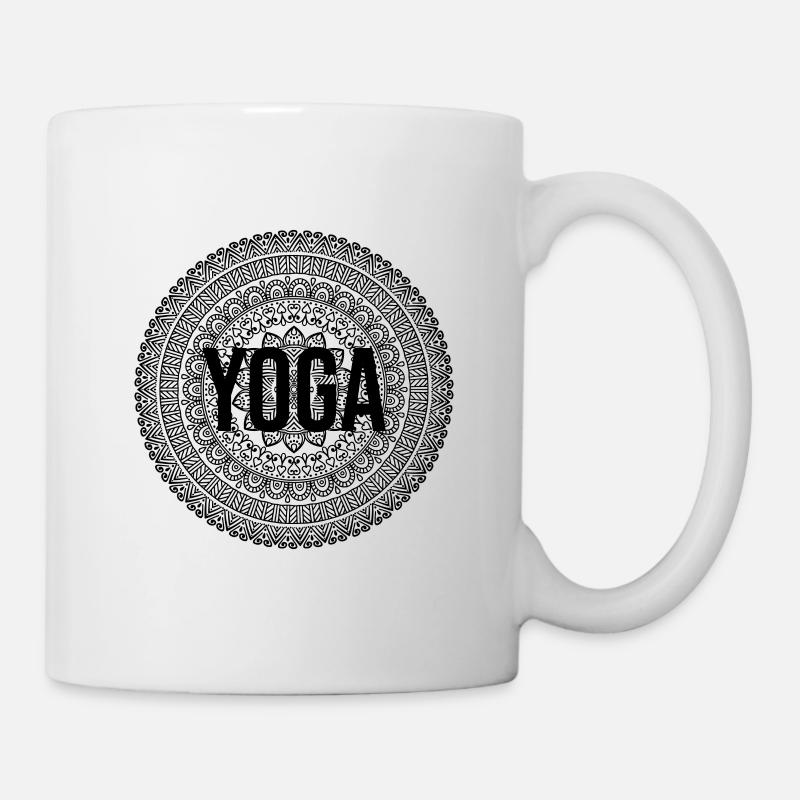 Yoga - Tasse - Weiß