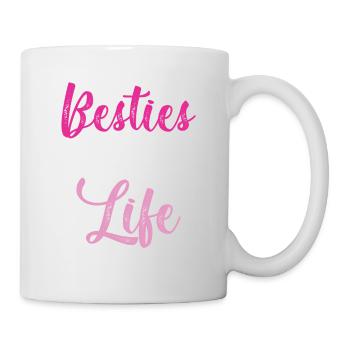 bester freunde - Tasse - Weiß - Rechts