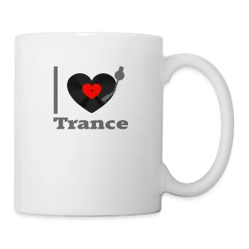 I Love Trance - Tasse - Weiß - Rechts