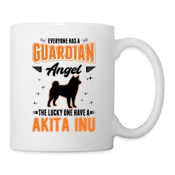 Akita Inu Guardian Angel - Tasse - Weiß - Rechts