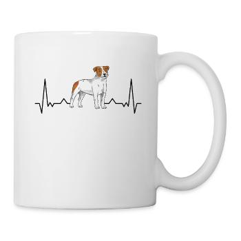 Jack Russell Terrier Herzschlag Parson Russell - Tasse - Weiß - Rechts