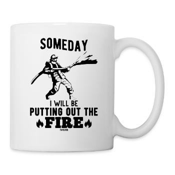 Fire Firefighter Fire Extinguisher Child - Mug - white - Right