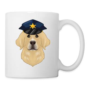 Police Labrador Canine Handler I Police Dog I - Mug - white - Right