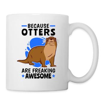 Les loutres sont des loutres fantastiques Les loutres de mer - Mug blanc - blanc - Droite