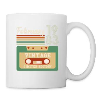 Cadeau de 39e anniversaire février 1983 - Mug blanc - blanc - Droite