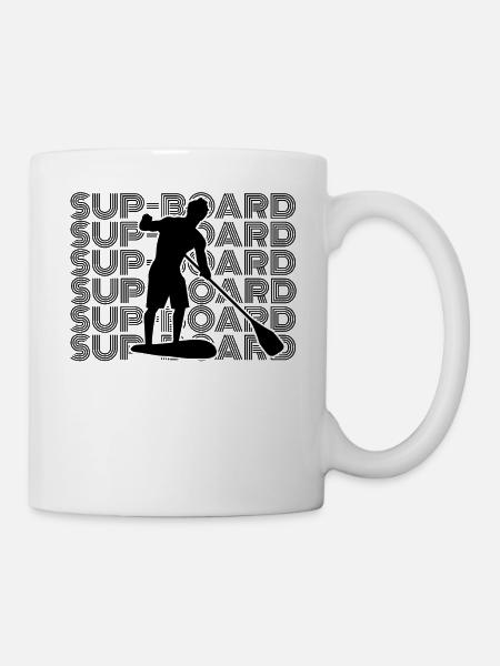 SUP paddle paddle Stand Up Paddle Hommes - Mug blanc - blanc