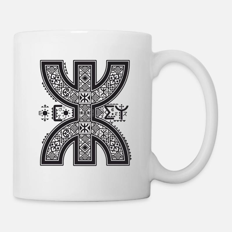 Z AMAZIGH KABYLE KABYLE MOTIVE3 - Tasse - Weiß