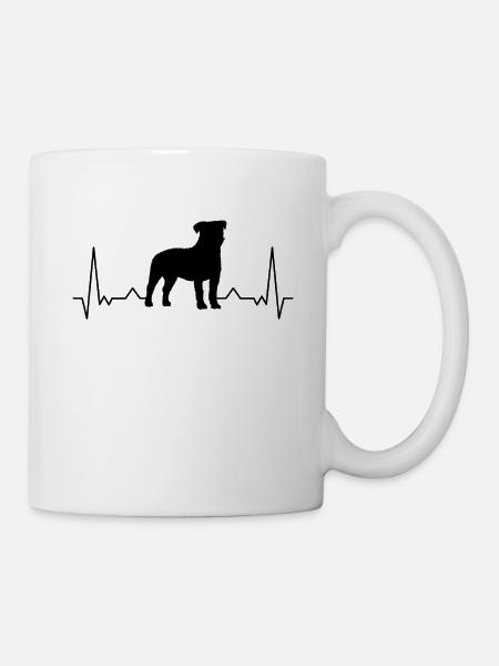 Jack Russell Terrier Herzschlag Parson Russell - Tasse - Weiß