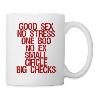 Good Sex No Stress - Mug - white - Right