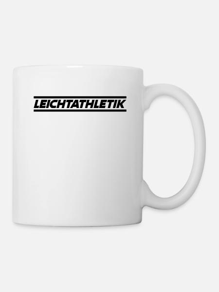 Leichtathletik - Tasse - Weiß