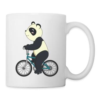 Cyclisme Panda - Mug blanc - blanc - Droite