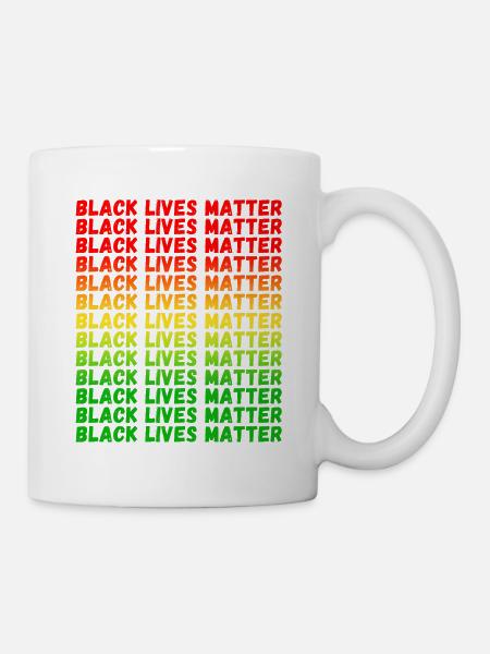 Black Lives Matter Melanin Kings Queens - Tasse - Weiß