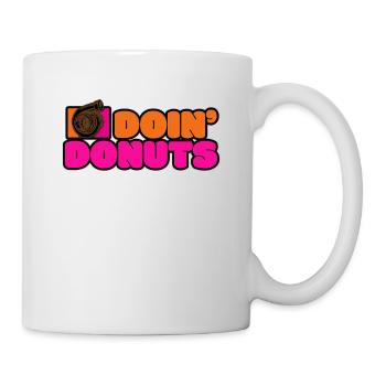Doin' Donuts Car Race Turbo Drift Car Racer - Mug - white - Right