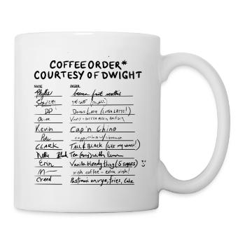 Le bureau - Commande de café - im Büro - Mug blanc - blanc - Droite