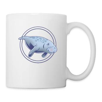 Süße Florida Seekuh - Tasse - Weiß - Rechts