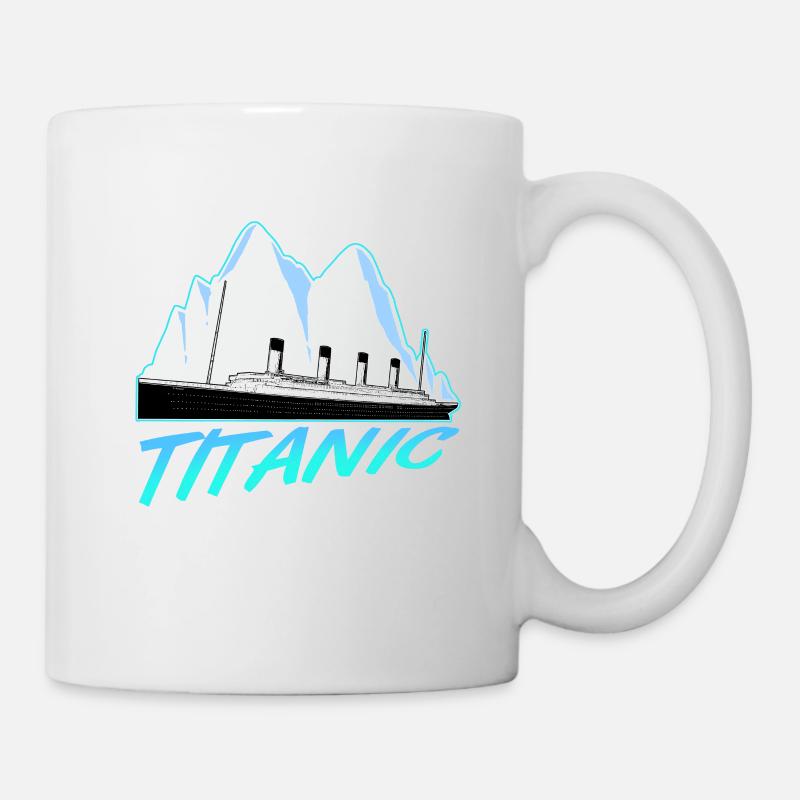 Titanic Vintage Cruise Ship RMS Titanic - Mug - white