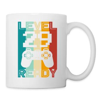 29.Geburtstag Gamer Geschenkidee Zocker 29 Jahre - Tasse - Weiß - Rechts