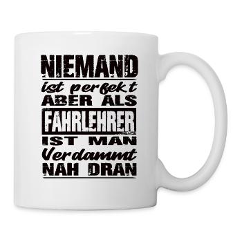 Fahrlehrer - Tasse - Weiß - Rechts