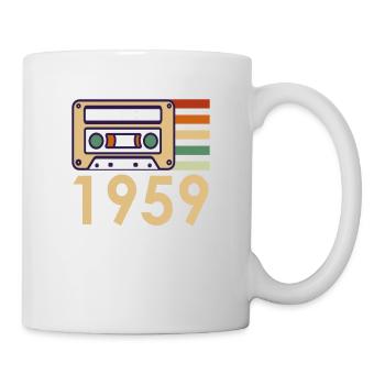 63rd birthday gift March 1959 - Mug - white - Right