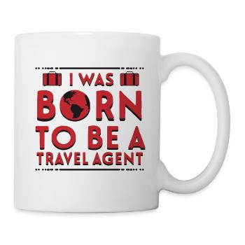 Born travel agency - Mug - white - Right
