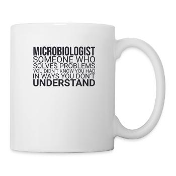"Microbiologist Problem | Microbiology" - Mug - white - Right