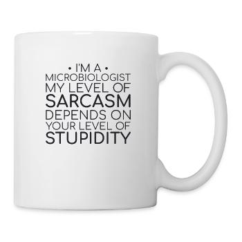 "Microbiologist Sarcasm | Microbiology" - Mug - white - Right