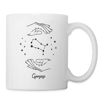 Sternenbild Sternzeichen Zwilling - Tasse - Weiß - Rechts