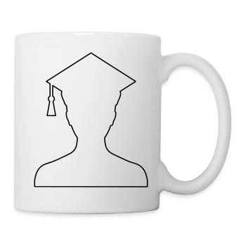 Étudiant - Mug blanc - blanc - Droite