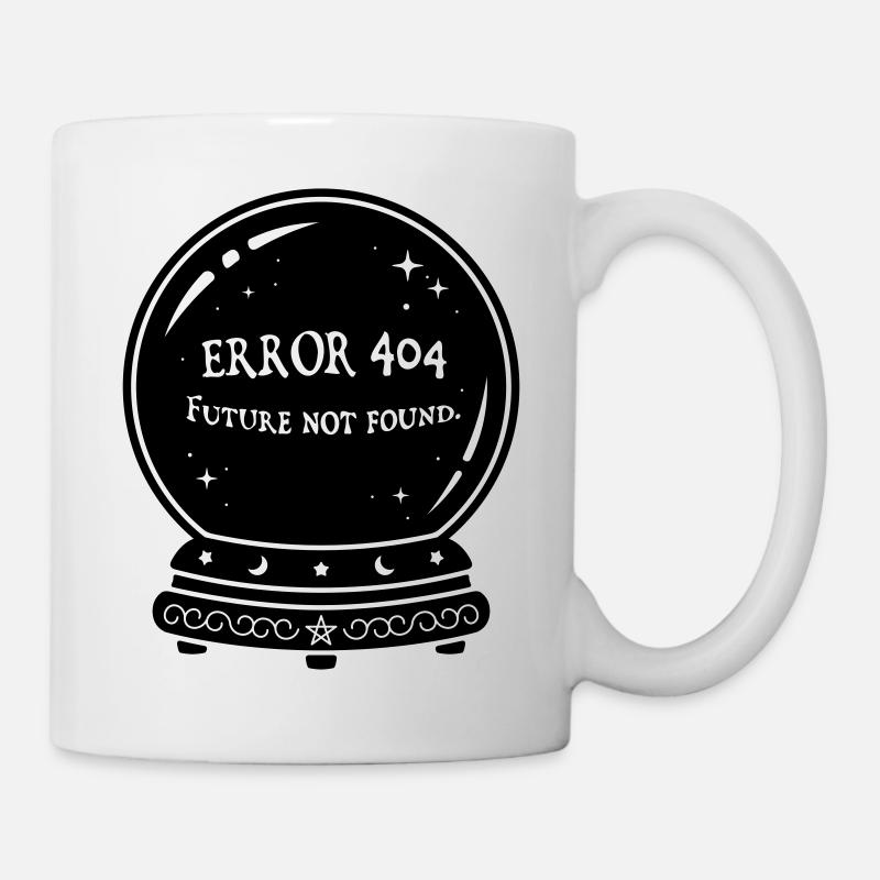 Funny crystal ball - Mug - white