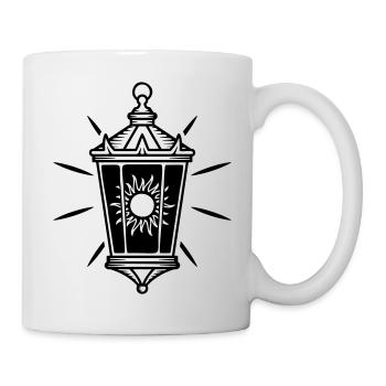 Sonnen Laterne - Tasse - Weiß - Rechts