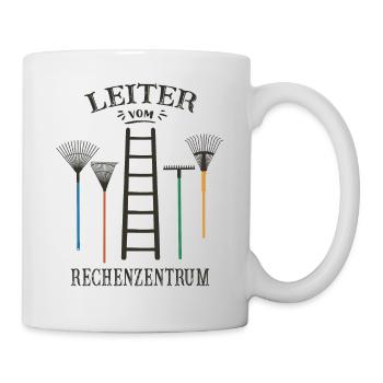 Leiter vom Rechenzentrum - Tasse - Weiß - Rechts