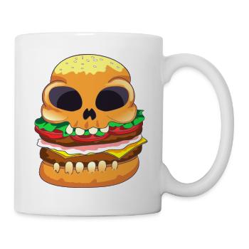 Skull Burger - Mug - white - Right